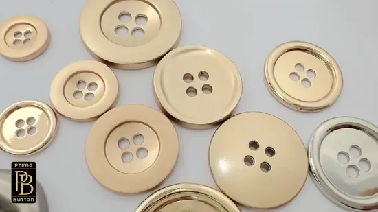 Factory High Quality 4 Holes Metal Button for Garment